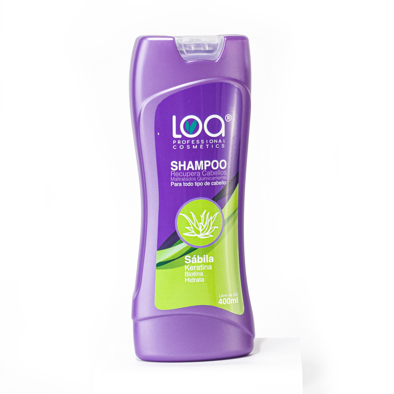 Shampoo Sábila Keratina y Biotina x400ml
